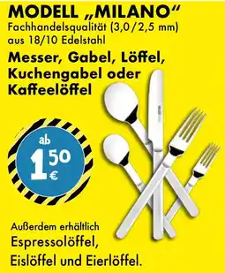 TEDi Messer, Gabel, Löffel, Kuchengabel oder Kaffeelöffel Angebot