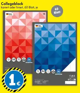 TEDi Collegeblock Angebot