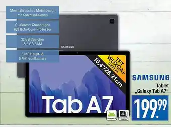 Marktkauf Samsung Tablet „Galaxy Tab A7” Angebot