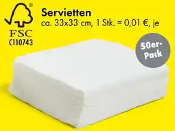 TEDi Servietten Angebot