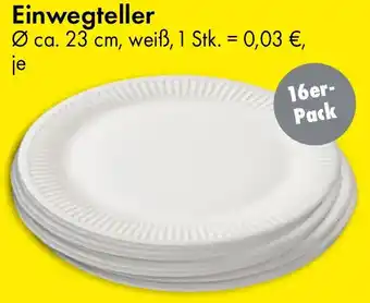 TEDi Einwegteller Angebot