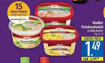 Marktkauf Nadler Feinkostsalat 400g Becher Angebot