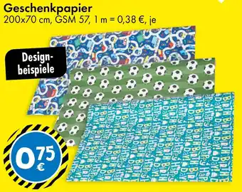 TEDi Geschenkpapier Angebot