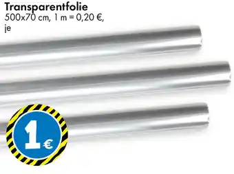 TEDi Transparentfolie Angebot