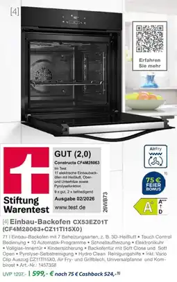 EP Einbau-Backofen CX53EZ01T Angebot