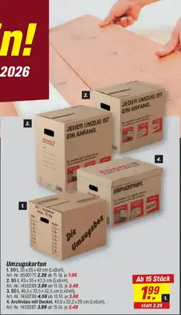 toom Baumarkt Umzugskarton toom Angebot