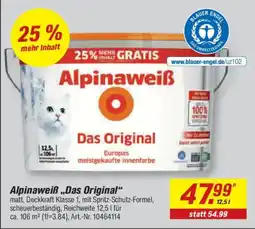 toom Baumarkt Alpinaweiß „Das Original“ Angebot