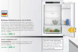 EP Einbau-Kühlschrank CK121EFE0 Angebot
