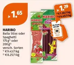 Müller HARIBO Balla Stixx oder Spaghetti Angebot