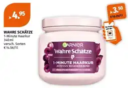 Müller GARNIER Wahre Schätze 1-Minute Haarkur Angebot