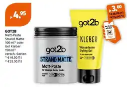 Müller got2b Matt-Paste Strand Matte Angebot