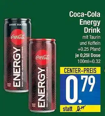 Marktkauf Coca-cola Energy Drink 0,25L Angebot