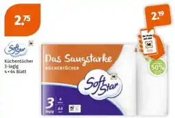 Müller Das Saugstarke Küchentücher SoftStar Angebot
