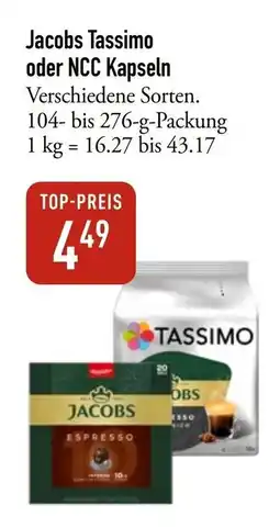 Galeria Markthalle Jacobs Tassimo oder NCC Kapseln Angebot