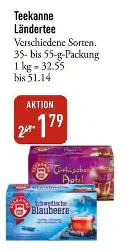 Galeria Markthalle Teekanne Ländertee Angebot