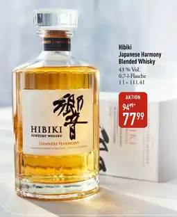 Galeria Markthalle Hibiki Japanese Harmony Blended Whisky Angebot