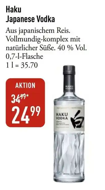 Haku Japanese Vodka