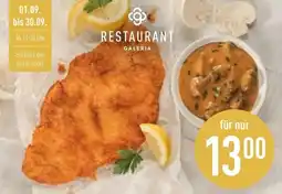 Galeria Markthalle RESTAURANT GALERIA Angebot