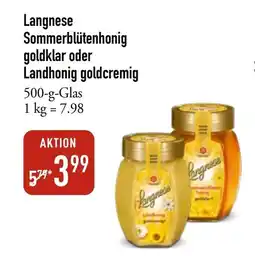 Galeria Markthalle Langnese Sommerblütenhonig Angebot