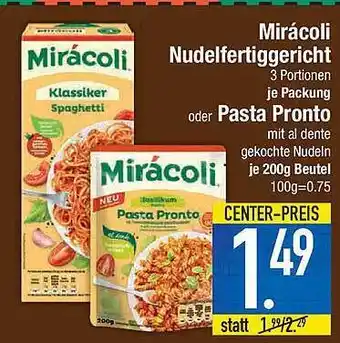 Marktkauf Miracoli Nudelfertiggericht Oder Pasta Pronto 200g Beutel Angebot