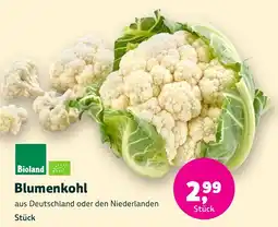 Biomarkt Bioland Blumenkohl Angebot