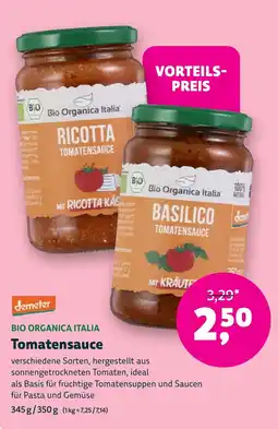 Biomarkt BIO ORGANICA ITALIA Tomatensauce Angebot