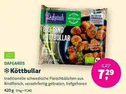 Biomarkt DAFGARDS Köttbullar Angebot