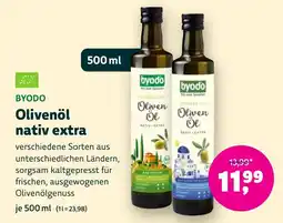 Biomarkt BYODO Olivenöl nativ extra Angebot