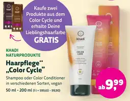 Biomarkt KHADI Haarpflege "Color Cycle" Angebot