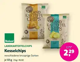 Biomarkt Bioland LANDKARTOFFELCHIPS Kesselchips Angebot