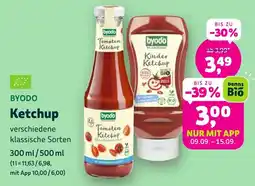 Biomarkt BYODO Ketchup Angebot
