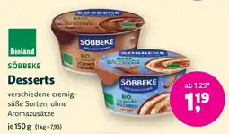 Biomarkt SÖBBEKE Desserts Angebot