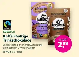 Biomarkt KOAWACH Koffeinhaltige Trinkschokolade Angebot