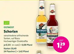 Biomarkt OSTMOST Schorlen Angebot