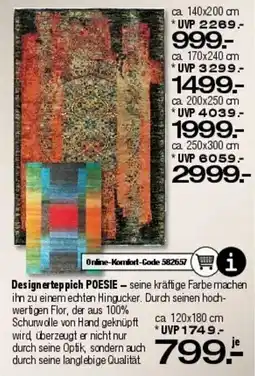 Ostermann Designerteppich POESIE Angebot