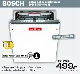 Ostermann BOSCH Marken Einbau-Geschirrspüler Angebot