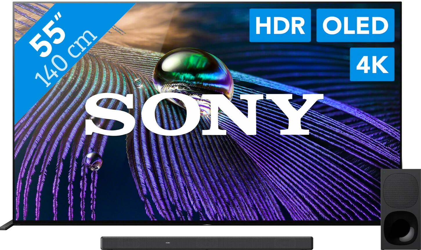 Sony Bravia OLED XR55A90J (2021) + Soundbar Angebot bei Coolblue