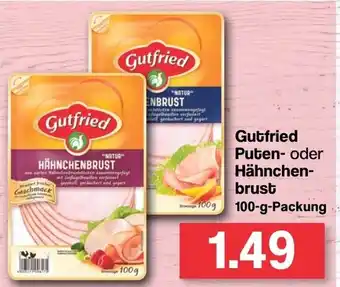 Famila Nord West Gutfried Putenbrust oder Hähnchenbrust 100g Angebot