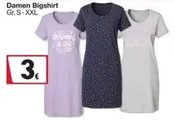 Woolworth Damen Bigshirt Angebot