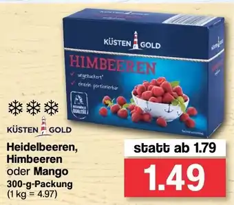 Famila Nord West Küsten Gold Heidelbeeren, Himbeeren oder Mango 300g Angebot