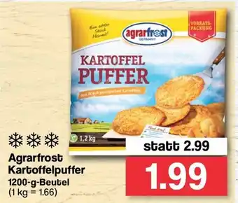 Famila Nord West Agrarfrost Kartoffelpuffer 1200g Beutel Angebot