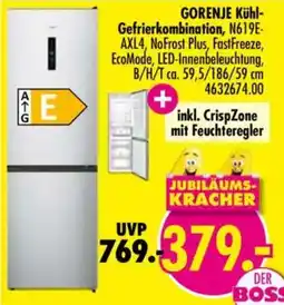 Möbel Boss GORENJE Kühl-Gefrierkombination Angebot