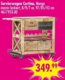 Möbel Boss Servierwagen Cortina, Mango Angebot