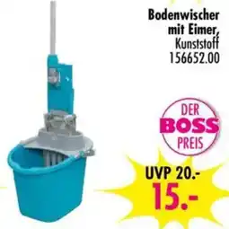 Möbel Boss Bodenwischer mit Eimer, Kunststoff Angebot