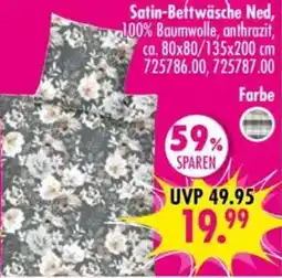Möbel Boss Satin-Bettwäsche Ned Angebot