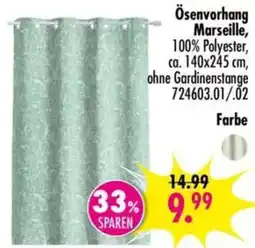Möbel Boss Ösenvorhang Marseille Angebot