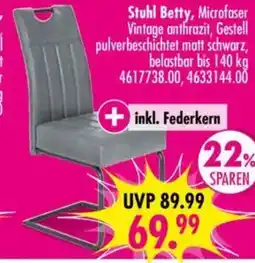 Möbel Boss Stuhl Betty, Microfaser Angebot
