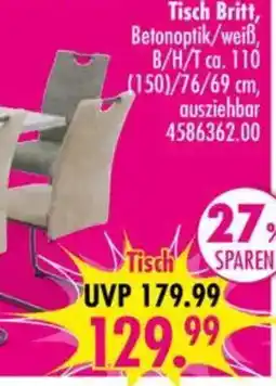 Möbel Boss Tisch Britt Angebot