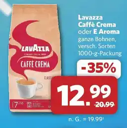 Combi Lavazza Caffè Crema oder E Aroma Angebot