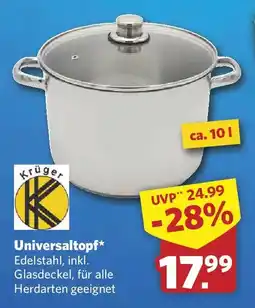 Combi Krüger Universaltopf Angebot